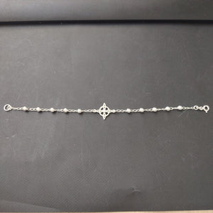 PULSERA TEJIDO ESPECIAL PLATA .925 18 CM 2.9 GR (NUEVO)