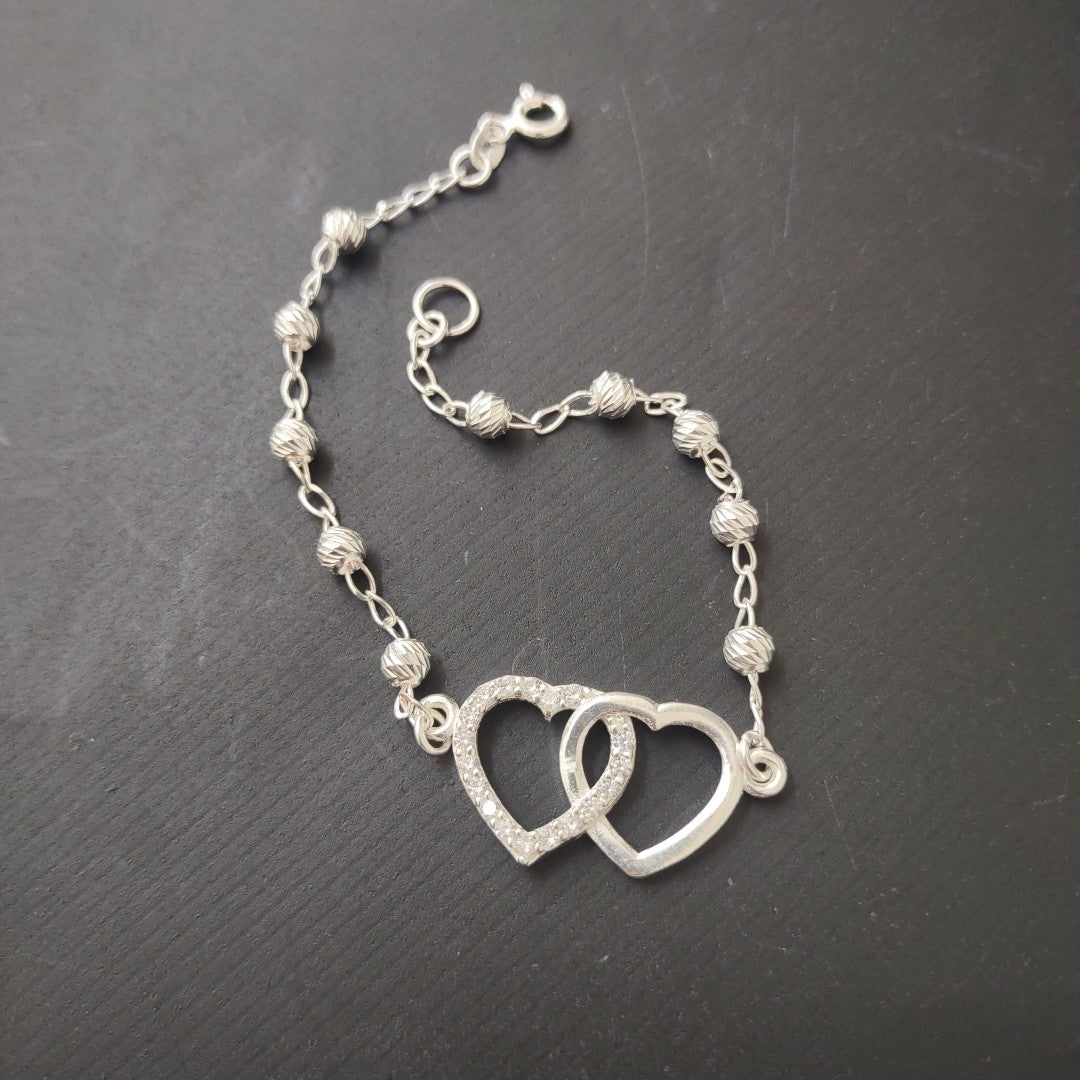 PULSERA TEJIDO TEJIDO ESPECIAL PLATA .925 18 CM 4.1 GR (NUEVO)