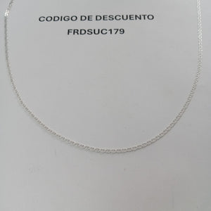 CADENA TEJIDO GUCHI PLATA .925 60 CM 3.7 GR (NUEVO)