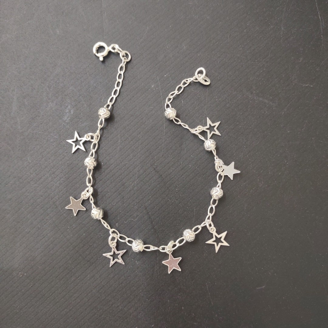 PULSERA TEJIDO ESPECIAL PLATA .925 18 CM 3.1 GR (NUEVO)