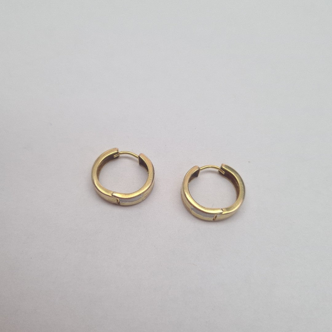 ARRACADAS PAR ORO 14 K 1.6 GRMS (SEMINUEVO)