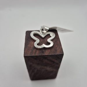 DIJE MARIPOSA C/CIRCONIAS PLATA .925 2.3 GR (NUEVO)