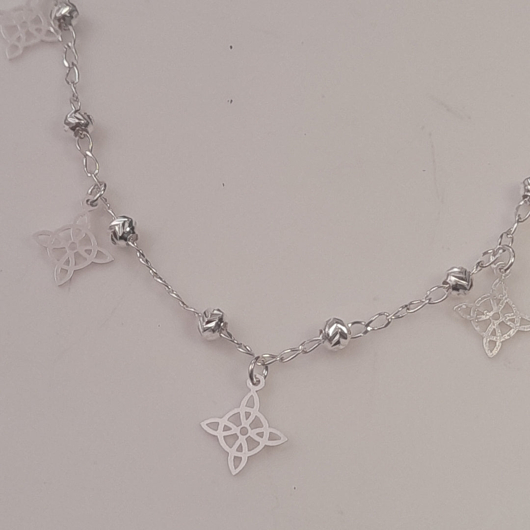 PULSERA TEJIDO ESPECIAL PLATA .925 18 CM 3.1 GR (NUEVO)