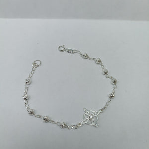 PULSERA TEJIDO ESPECIAL PLATA .925 18 CM 2.9 GR (NUEVO)