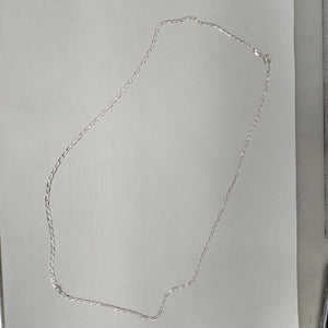 CADENA TEJIDO ESLABONES PLATA .925 60 CM 2.9 GR (NUEVO)
