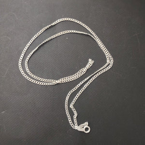 CADENA TEJIDO BARBADO PLATA .925 60 CM 5.6 GR (NUEVO)