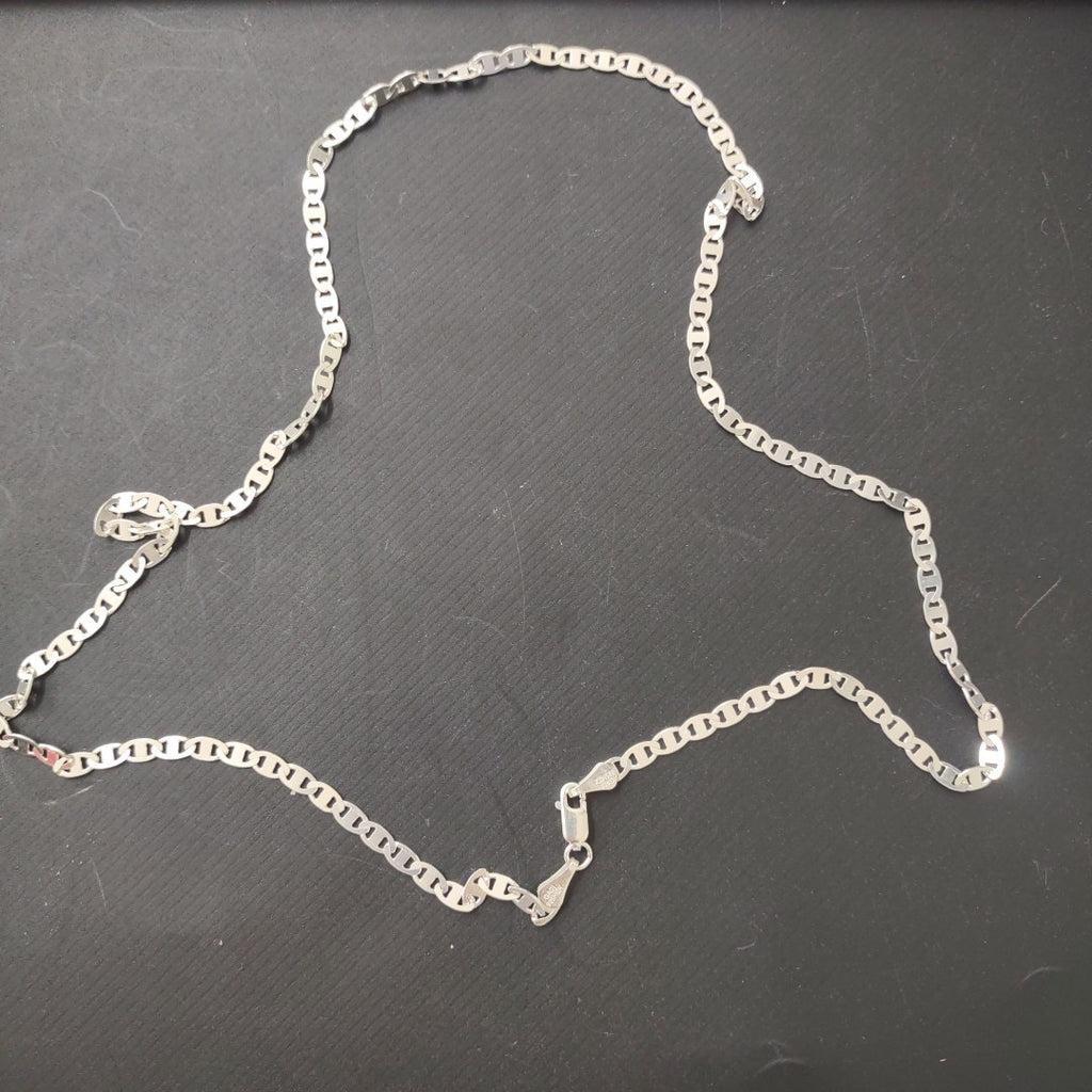 CADENA TEJIDO GUCHI PLATA .925 55 CM 8.6 GR (NUEVO)