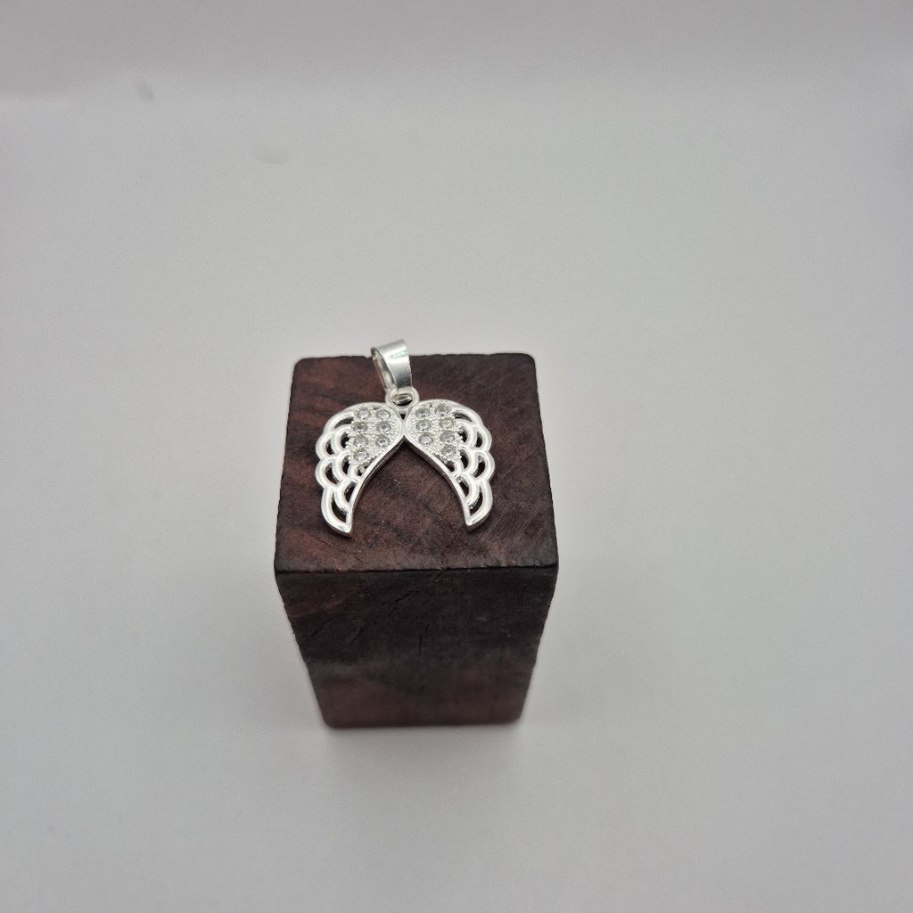 DIJE ALAS C/CIRCONIAS PLATA .925 2.4 GR (NUEVO)