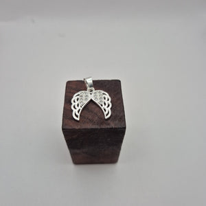DIJE ALAS C/CIRCONIAS PLATA .925 2.4 GR (NUEVO)