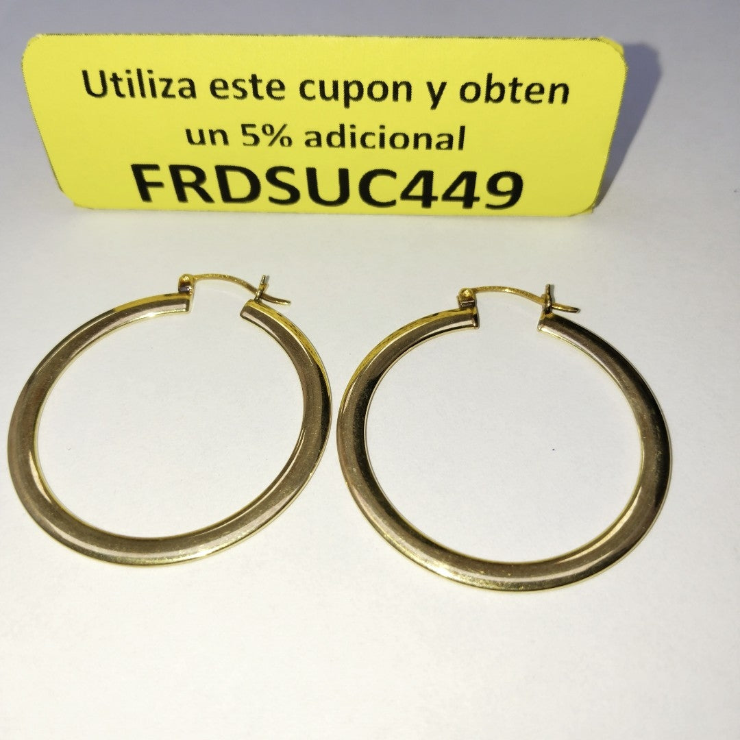 ARETES PAR ORO 10 K 4.1 GRMS (SEMINUEVO)