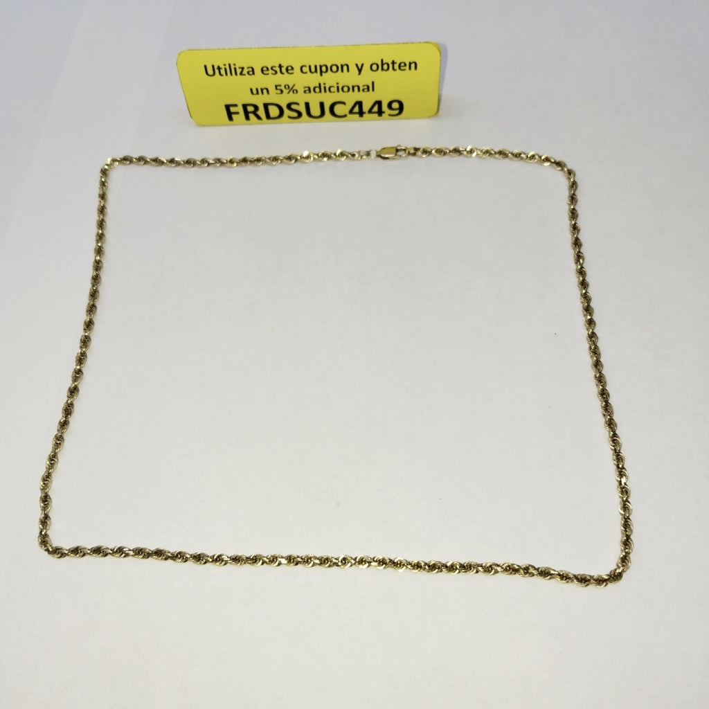 CADENA ORO 10 K 9.9 GRMS (SEMINUEVO)