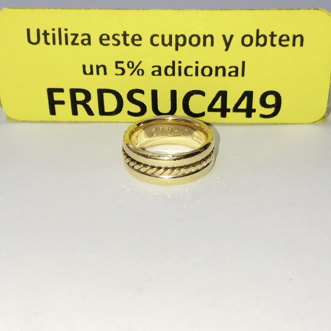 ARGOLLA ORO 14 K 8.8 GRMS (SEMINUEVO)