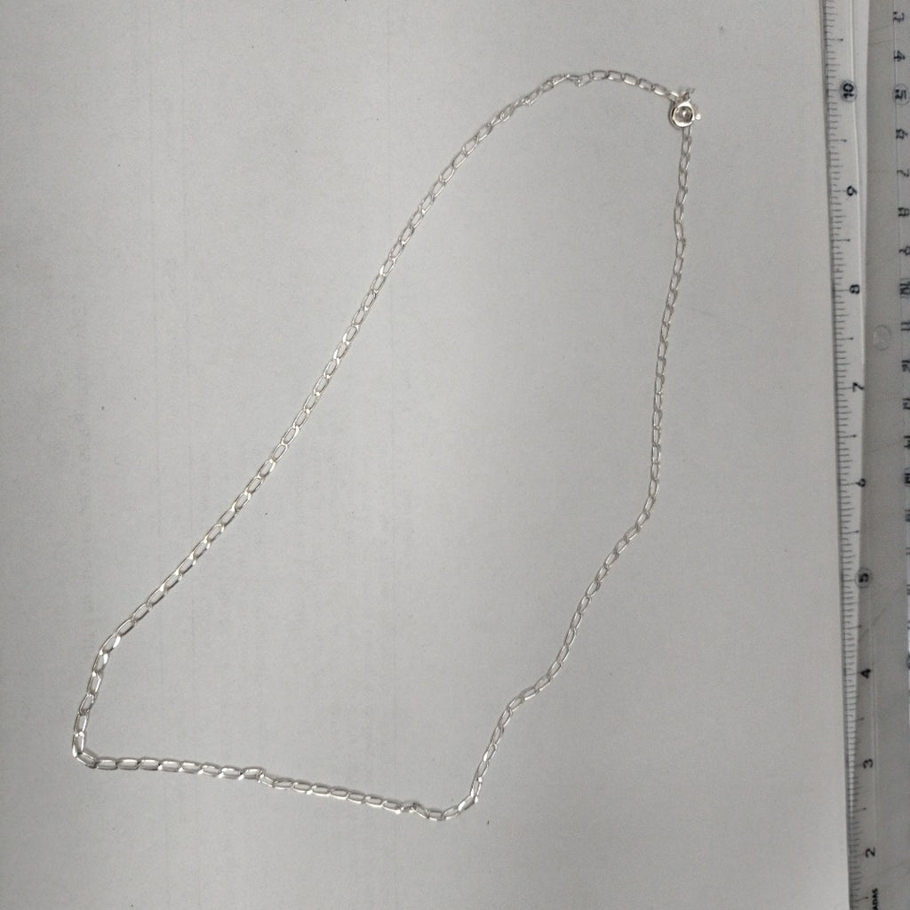 CADENA TEJIDO ESLABONES PLATA .925 50 CM 2.7 GR (NUEVO)