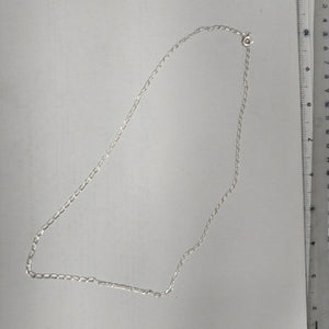 CADENA TEJIDO ESLABONES PLATA .925 50 CM 2.7 GR (NUEVO)