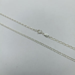 CADENA TEJIDO ESLABONES PLATA .925 50 CM 3.5 GR (NUEVO)