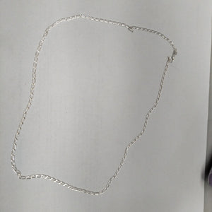CADENA TEJIDO ESLABONES PLATA .925 50 CM 2.7 GR (NUEVO)