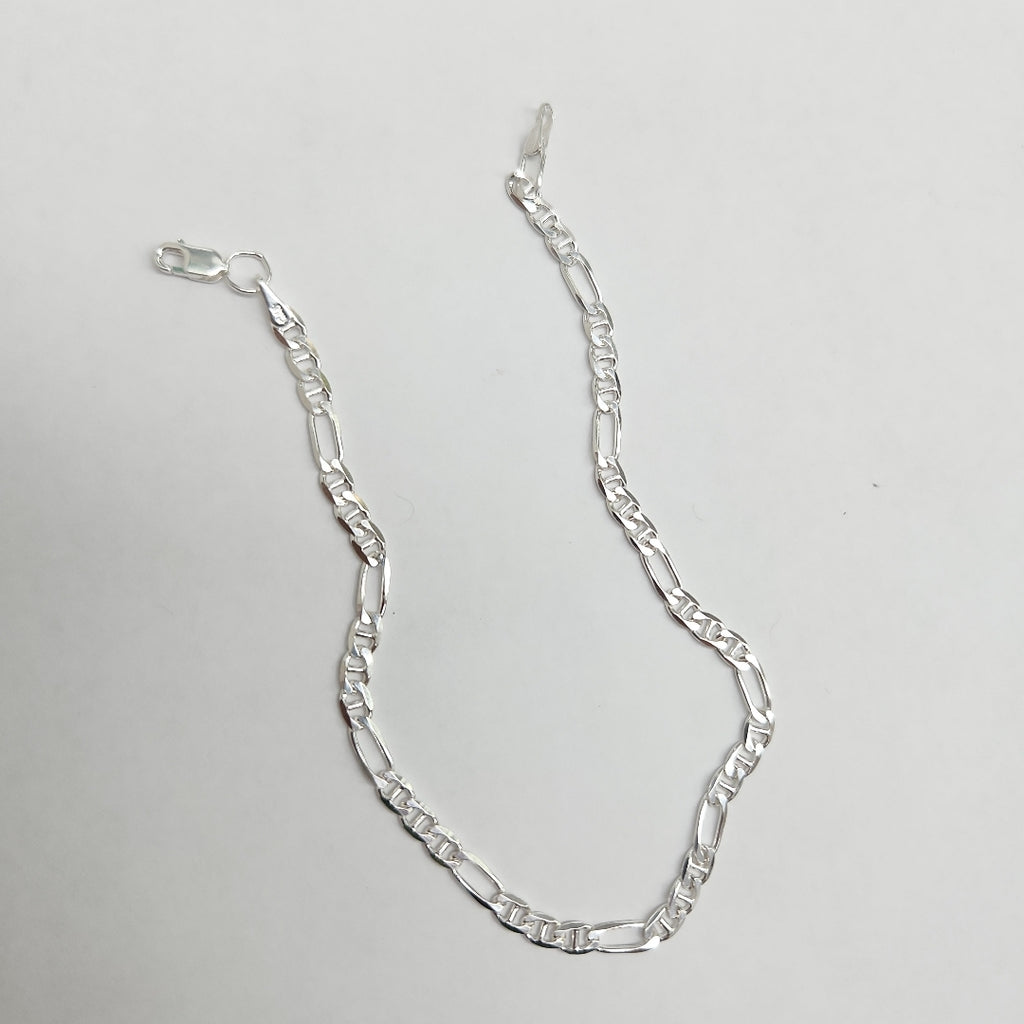PULSERA TEJIDO 3X1 PLATA .925 16 CM 3.1 GR (NUEVO)