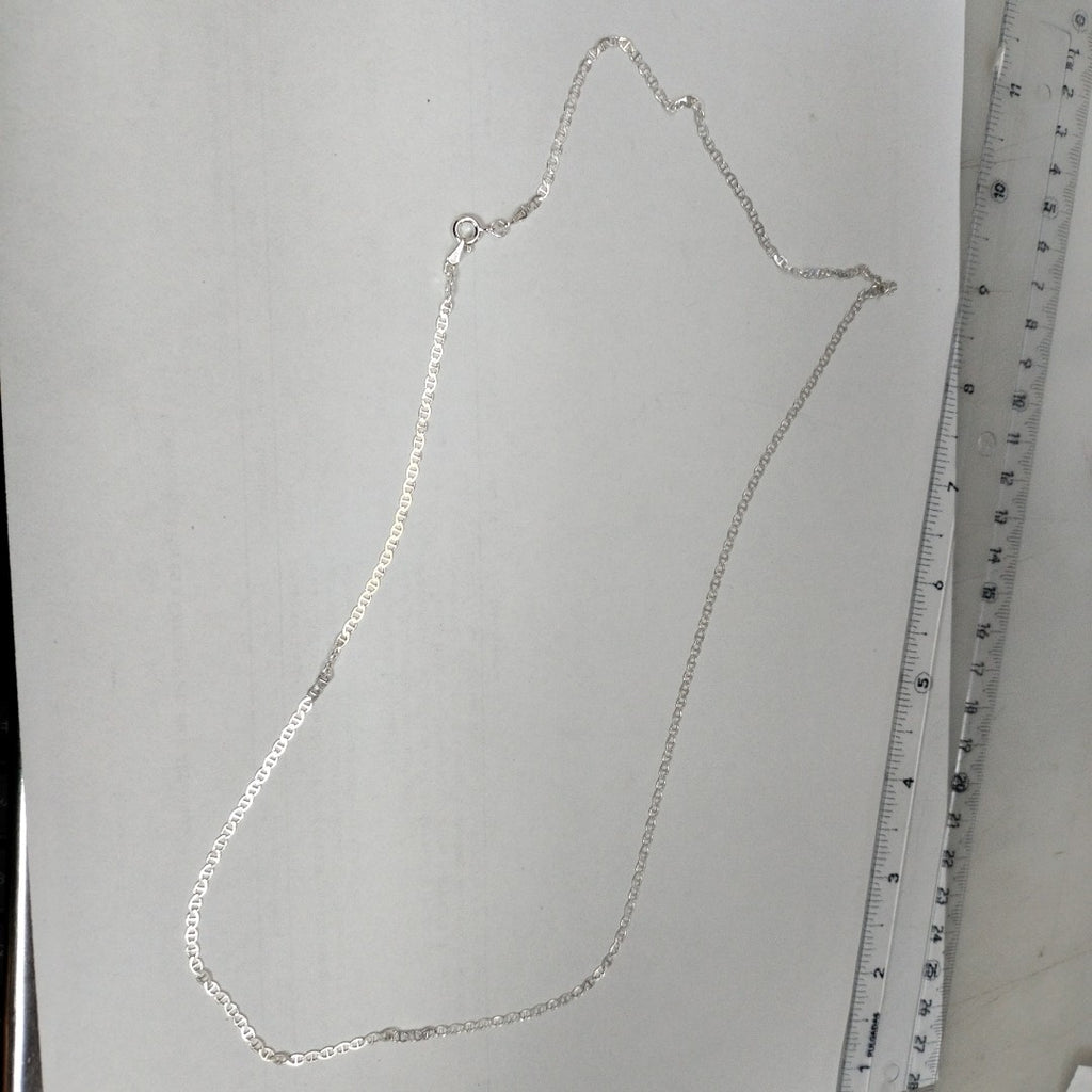 CADENA TEJIDO GUCHI PLATA .925 60 CM 3.7 GR (NUEVO)