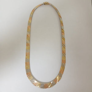 GARGANTILLA ORO,ORO COMBINADO 14 K 24,60 GRMS (SEMINUEVO)