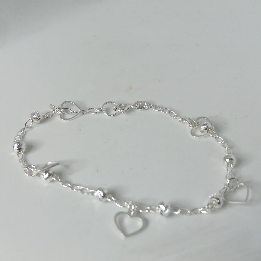 PULSERA TEJIDO ESPECIAL PLATA .925 18 CM 2.7 GR (NUEVO)