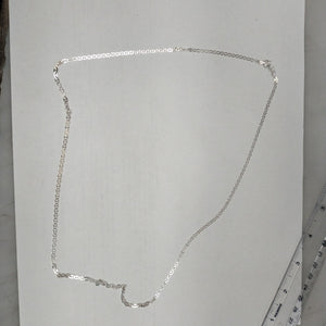 CADENA TEJIDO GUCHI PLATA .925 60 CM 3.7 GR (NUEVO)