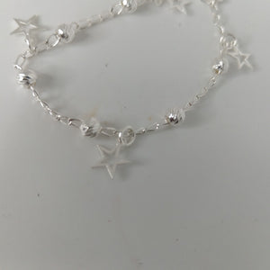 PULSERA TEJIDO ESPECIAL PLATA .925 18 CM 2.8 GR (NUEVO)