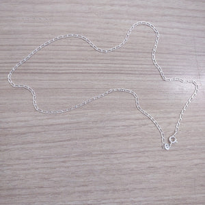 CADENA TEJIDO ESLABONES PLATA .925 50 CM 2.6 GR (NUEVO)