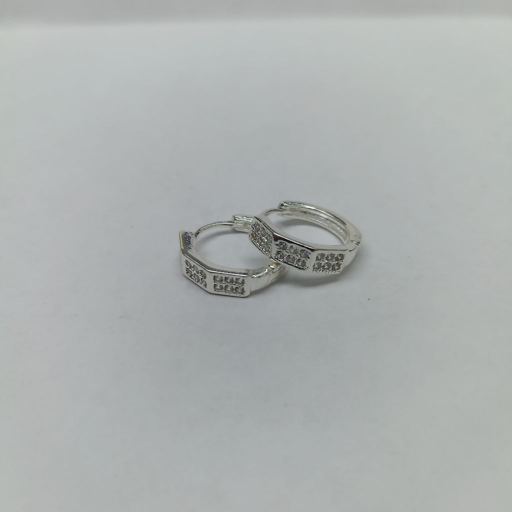 ARRACADAS C/CIRCONIAS PLATA .925 2.6 GR (NUEVO)