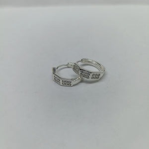ARRACADAS C/CIRCONIAS PLATA .925 2.6 GR (NUEVO)