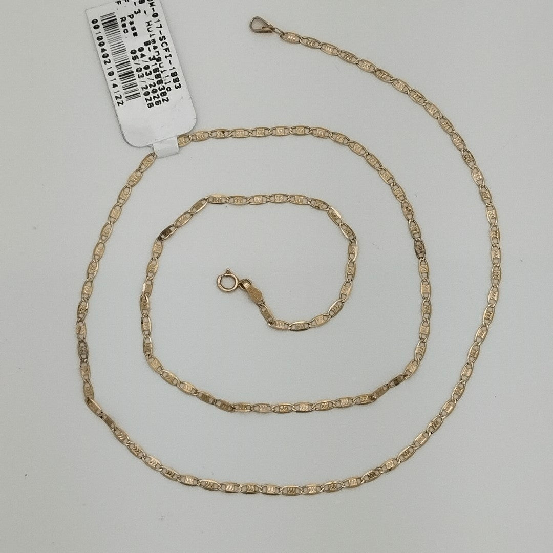 CADENA ORO 14 K 2,70 GRMS (SEMINUEVO)
