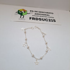PULSERA TEJIDO ESPECIAL PLATA .925 18 CM 2.7 GR (NUEVO)