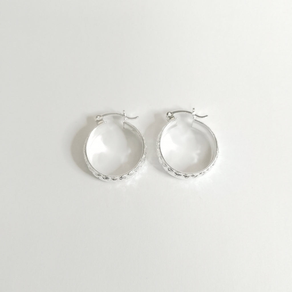 PAR ARRACADAS FACETADAS PLATA .925 3.4 GR (NUEVO)