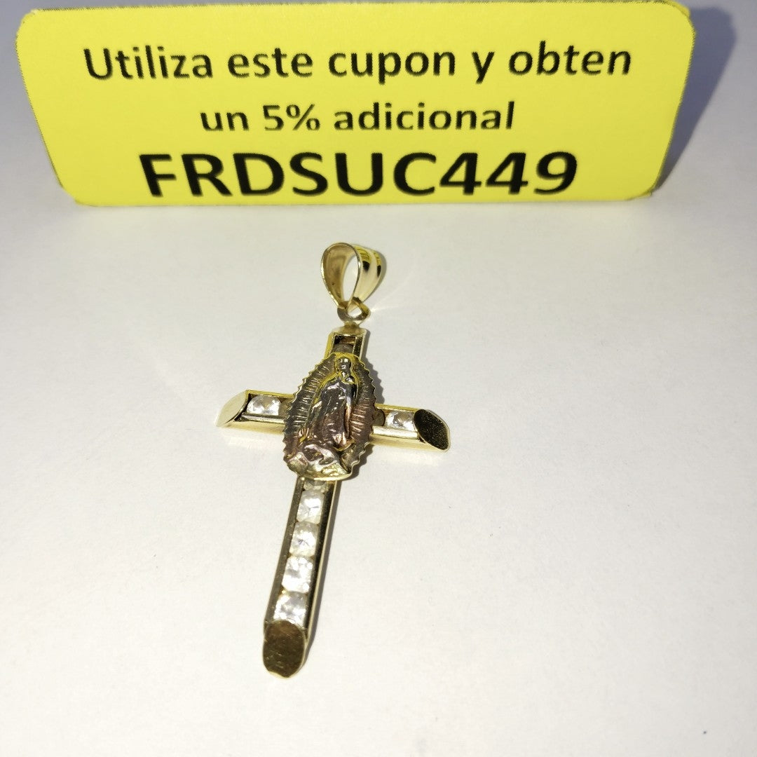 CRUZ, DIJE ORO 14 K 4.5 GRMS (SEMINUEVO)