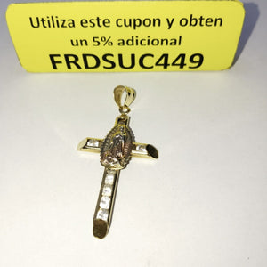 CRUZ, DIJE ORO 14 K 4.5 GRMS (SEMINUEVO)