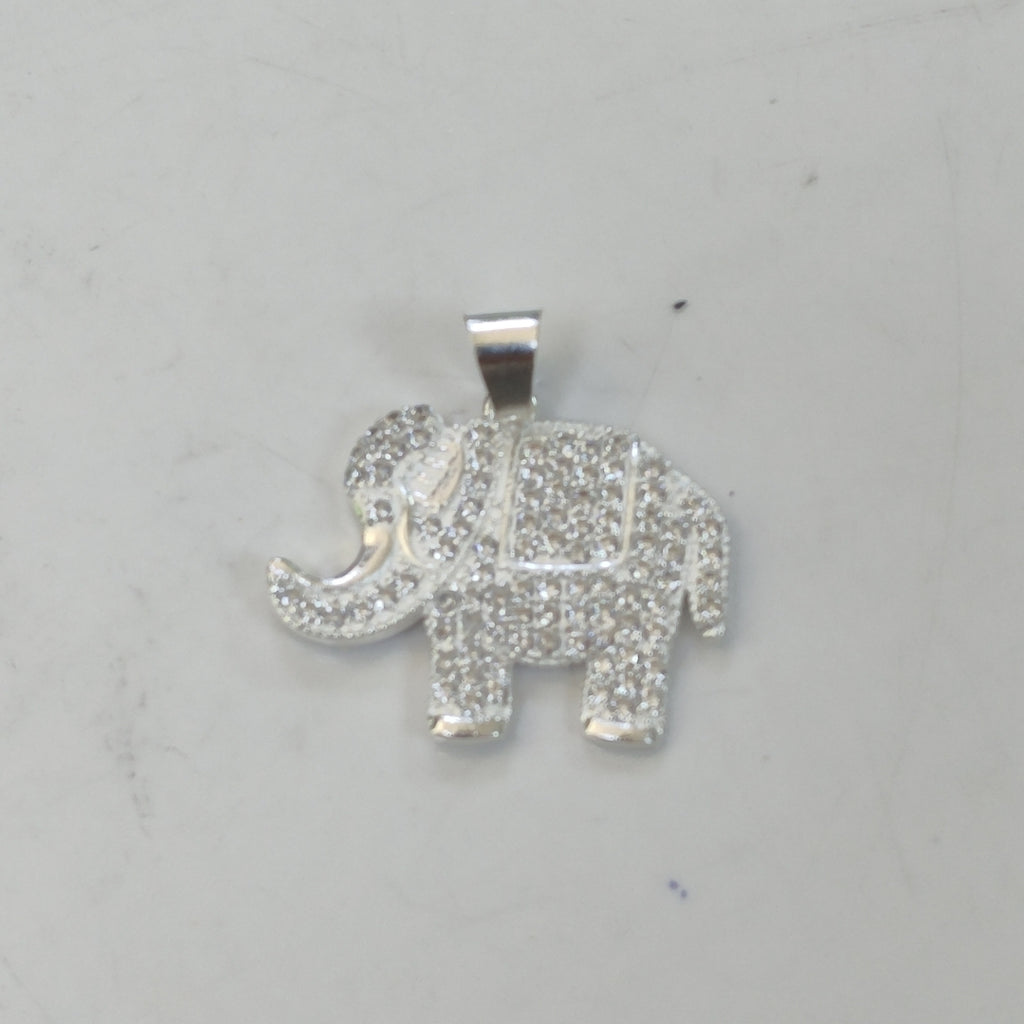 DIJE ELEFANTE C/CIRCONIAS PLATA .925 5.2 GR (NUEVO)