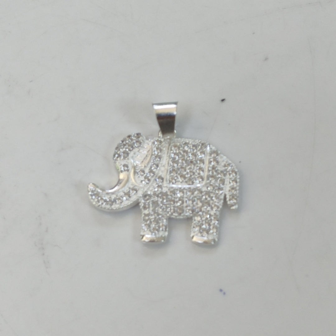 DIJE ELEFANTE C/CIRCONIAS PLATA .925 5.2 GR (NUEVO)