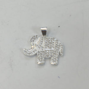 DIJE ELEFANTE C/CIRCONIAS PLATA .925 5.2 GR (NUEVO)