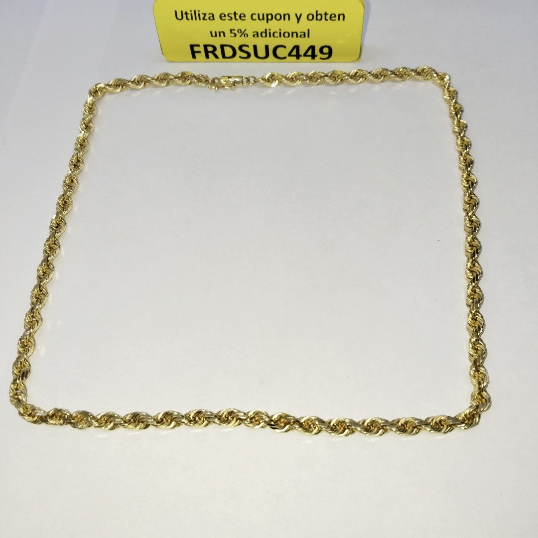 CADENA ORO 14 K 40.6 GRMS (SEMINUEVO)