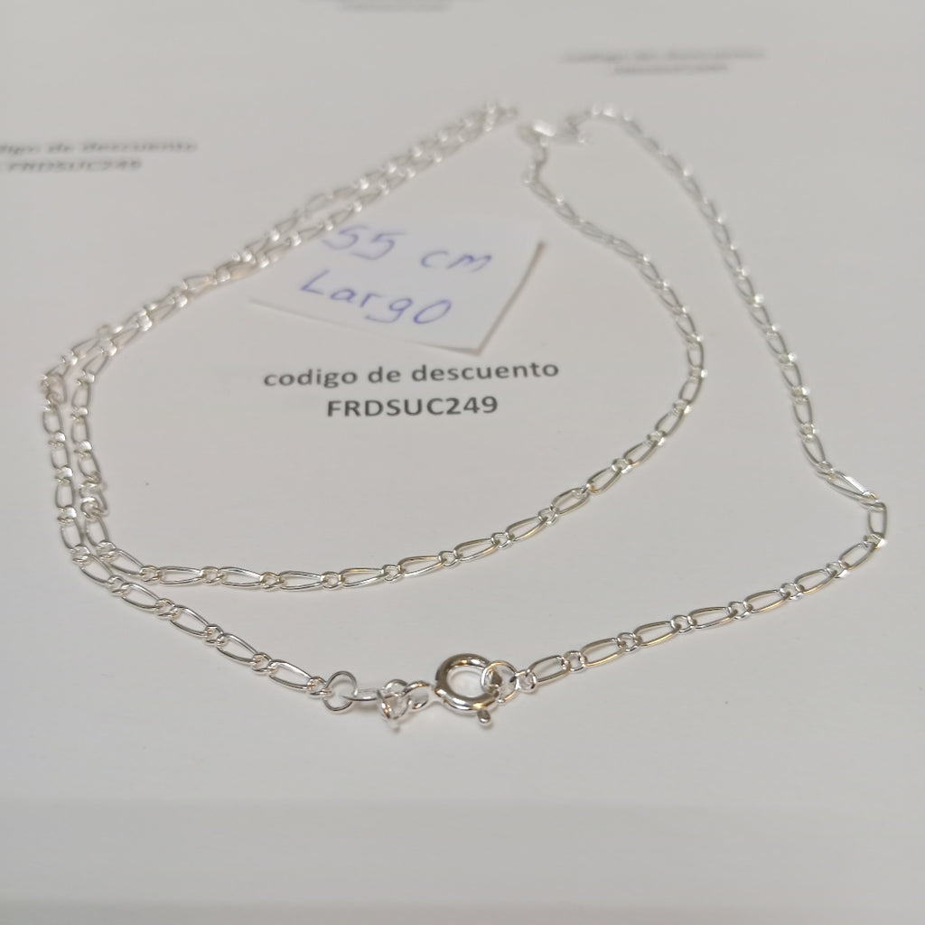 CADENA TEJIDO 1X1 PLATA .925 55 CM 3.3 GR (NUEVO)