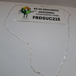 CADENA TEJIDO 3X1 PLATA .925 55 CM 4.3 GR (NUEVO)