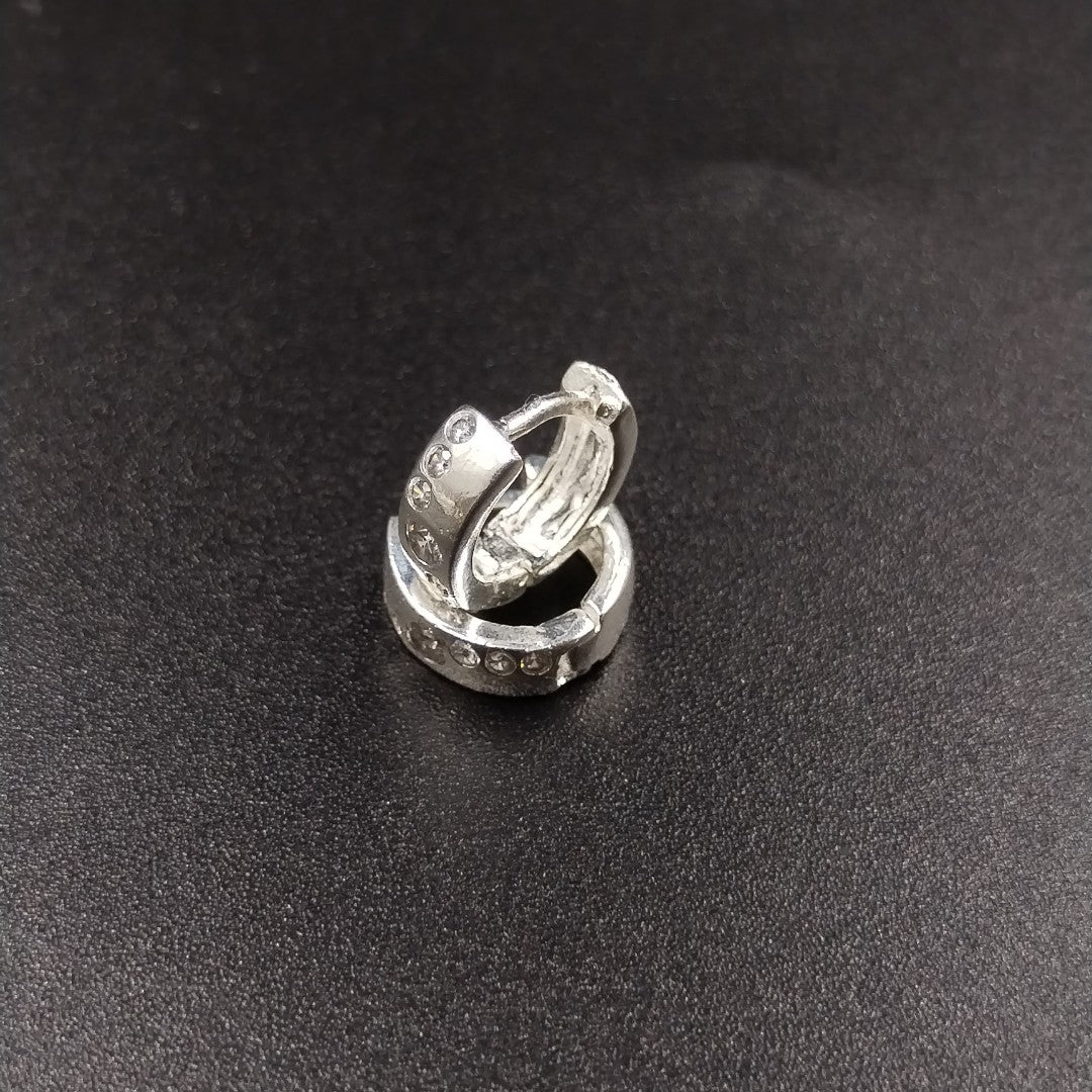 ARRACADAS C/CIRCONIAS PLATA .925 2.1 GR (NUEVO)