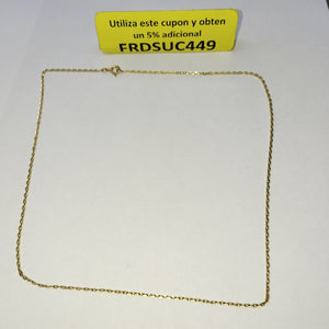 CADENA ORO 18 K 4.9 GRMS (SEMINUEVO)