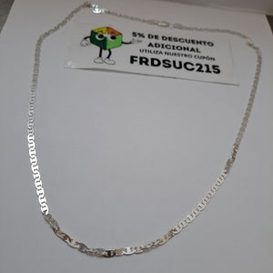 CADENA TEJIDO GUCHI PLATA .925 60 CM 9.7 GR (NUEVO)