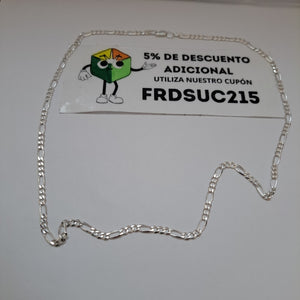 CADENA TEJIDO 3X1 PLATA .925 50 CM 6.9 GR (NUEVO)