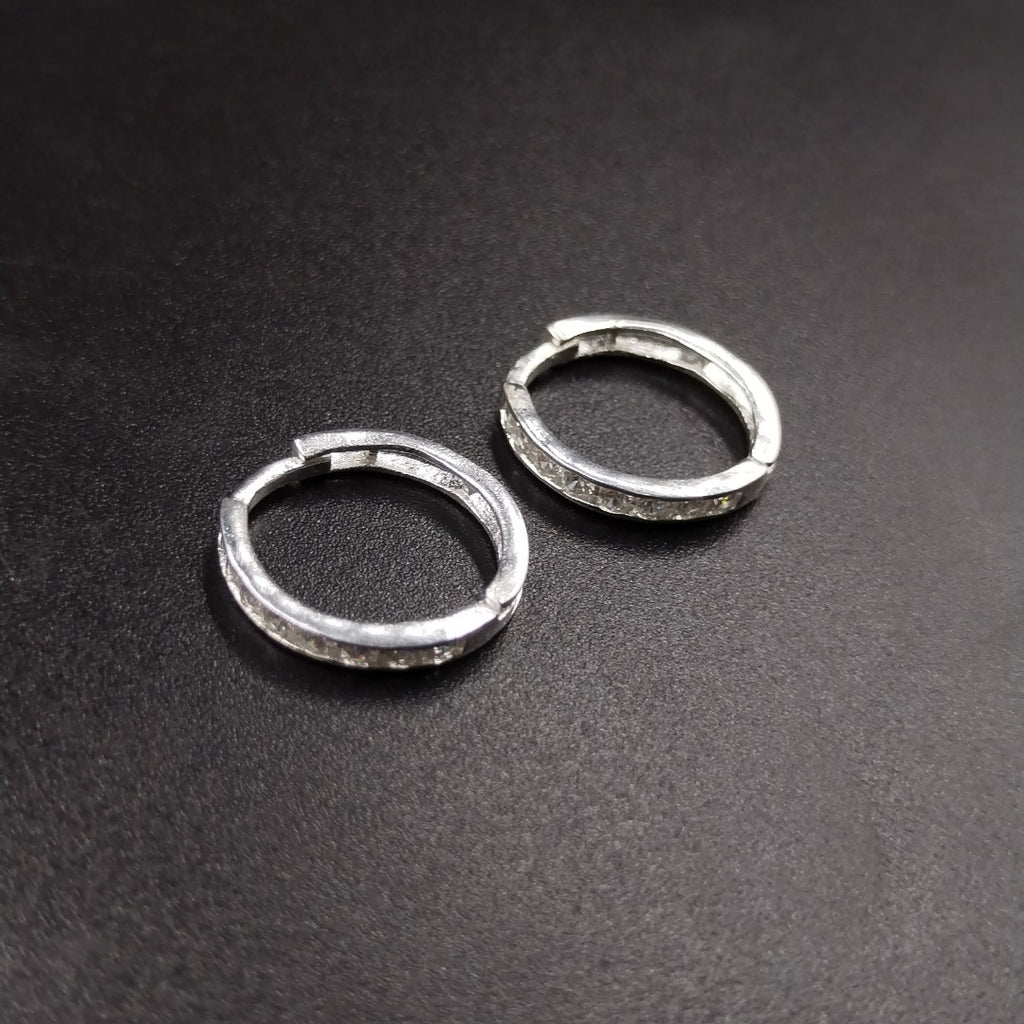 ARRACADAS C/CIRCONIAS PLATA .925 2.1 GR (NUEVO)
