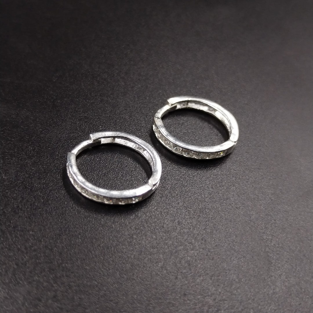 ARRACADAS C/CIRCONIAS PLATA .925 2.1 GR (NUEVO)