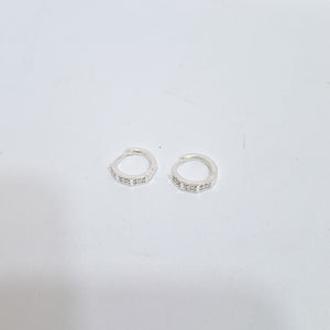 ARRACADAS C/CIRCONIAS PLATA .925 2.5 GR (NUEVO)