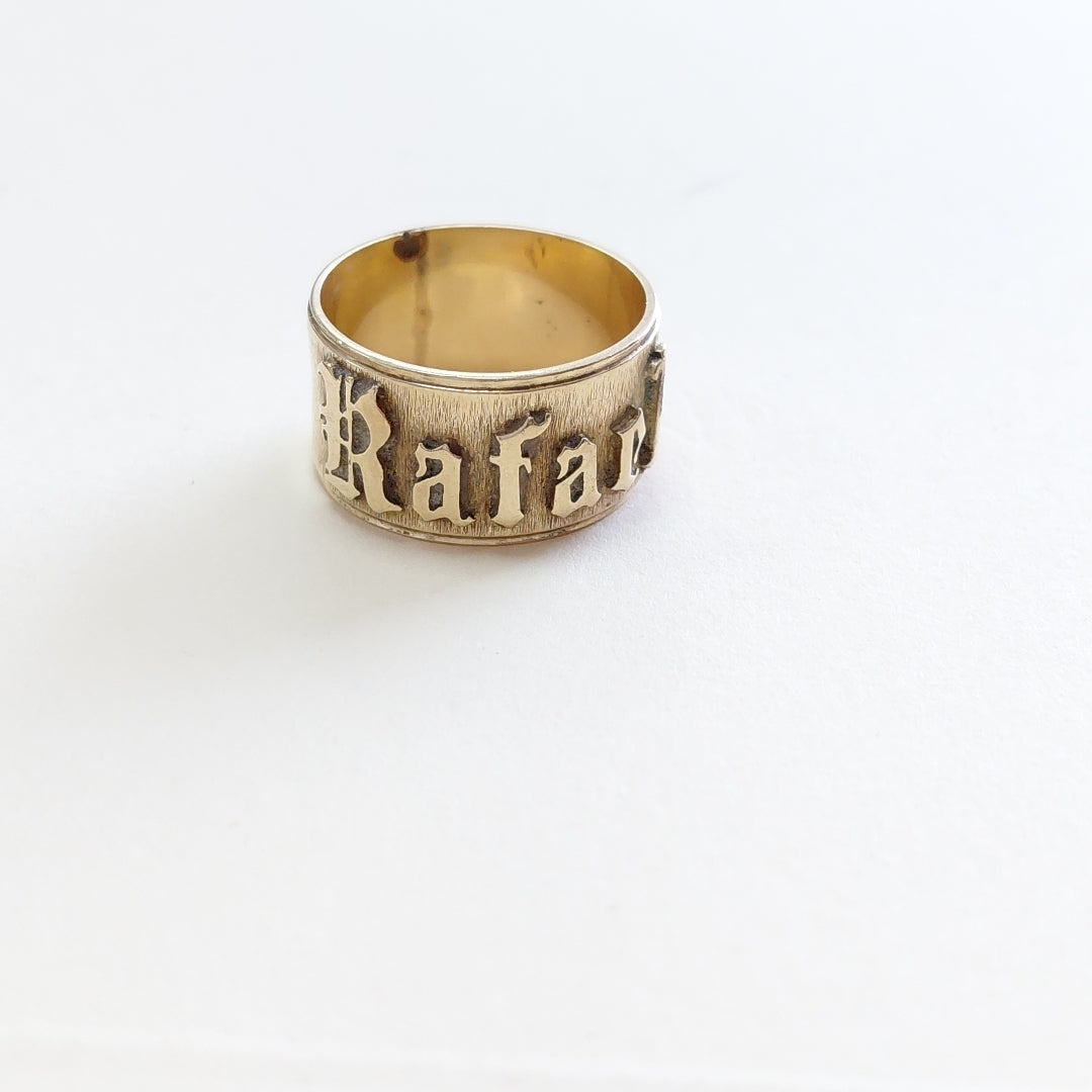 ANILLO ORO 14 K 6.4 GRMS (SEMINUEVO)
