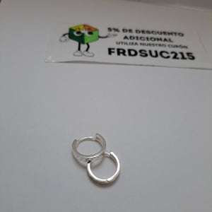 ARRACADAS LABRADAS PLATA .925 3.4 GR (NUEVO)