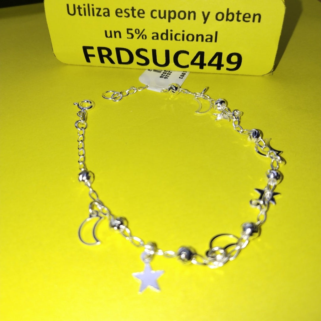 PULSERA TEJIDO TEJIDO ESPECIAL PLATA .925 18 CM 3.1 GR (NUEVO)